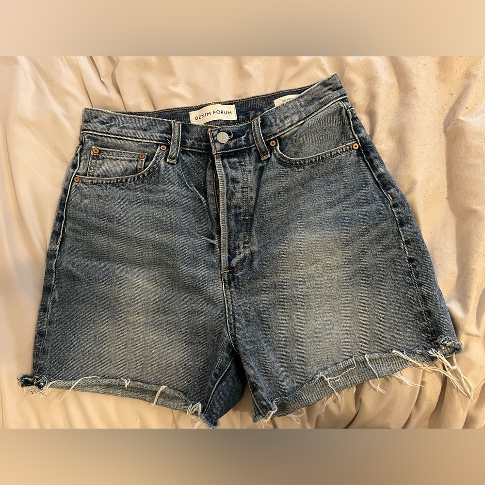 Aritzia denim shorts